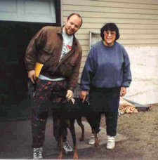 Pat, Dax and Arda when we picked Dax up for adoption